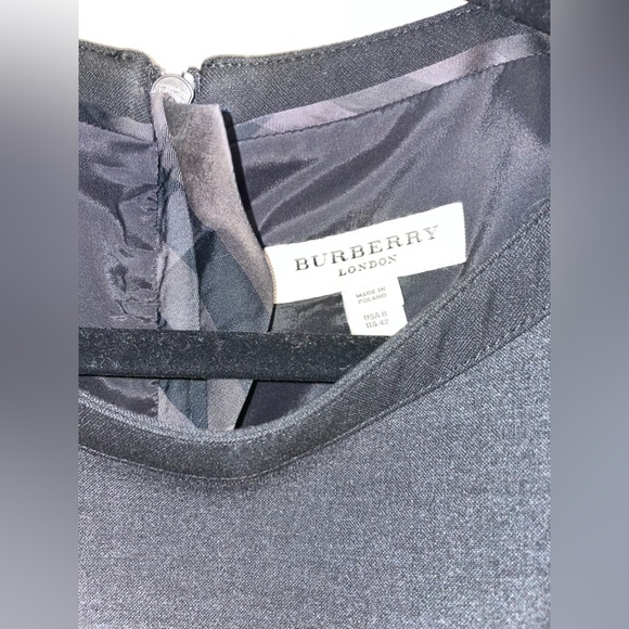 BURBERRY LONDON Sleeveless Charcoal
Sheath Women’s Dress Size 8 - Picture 9 of 13